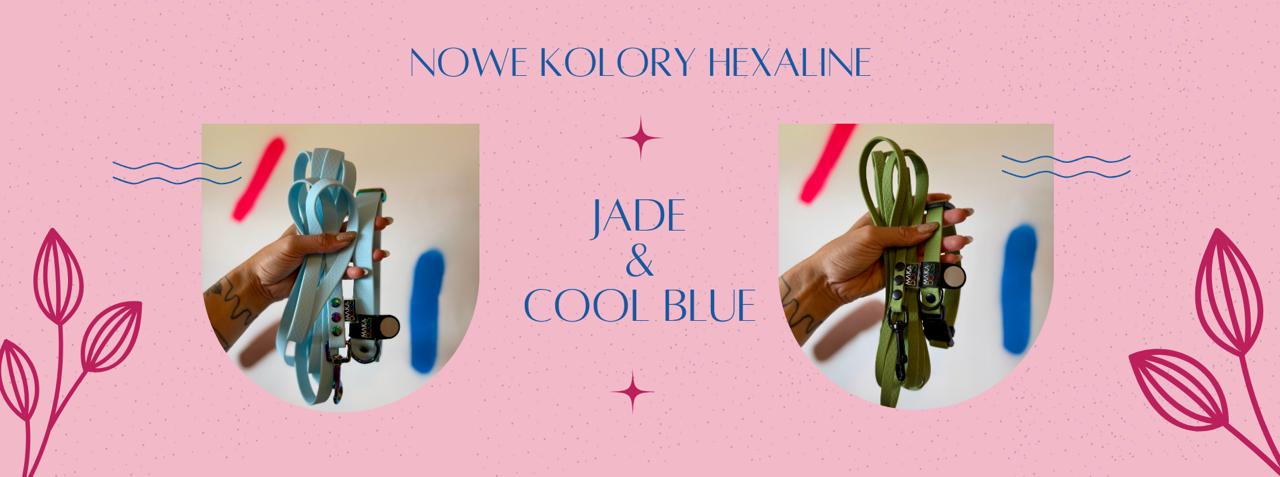 Cool blue and Jade hexa