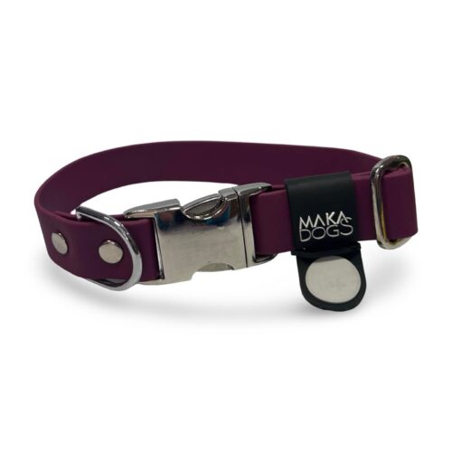 Obroża BioThane Standard 25 mm Wine Red
