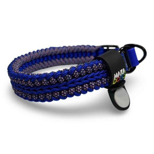 obroża dla psa Paracord biothane maka dogs Obroża TOLA Dark Blue