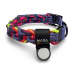 Obroża Paracord PIPPIN BioThane® Rainbow