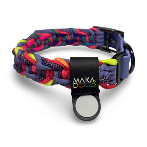 Obroża PIPPIN Biothane Rainbow (36 - 45cm) Obroża Paracord PIPPIN BioThane® Rainbow