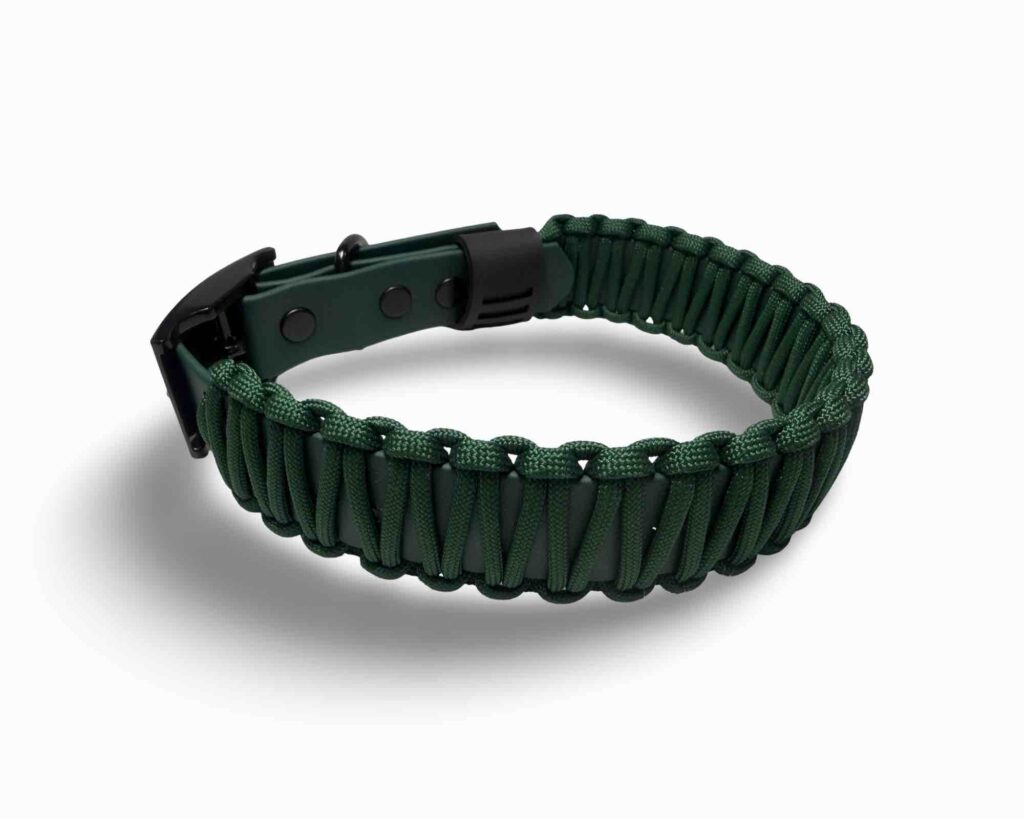 10 pomysłów na prezent pod choinkę dla Twojego psa 5 Obroża BioThane® MIKA 25mm Deep Forest (41 - 49 cm)
