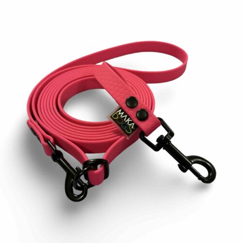 smycz hexa hands-free w kolorze różowym