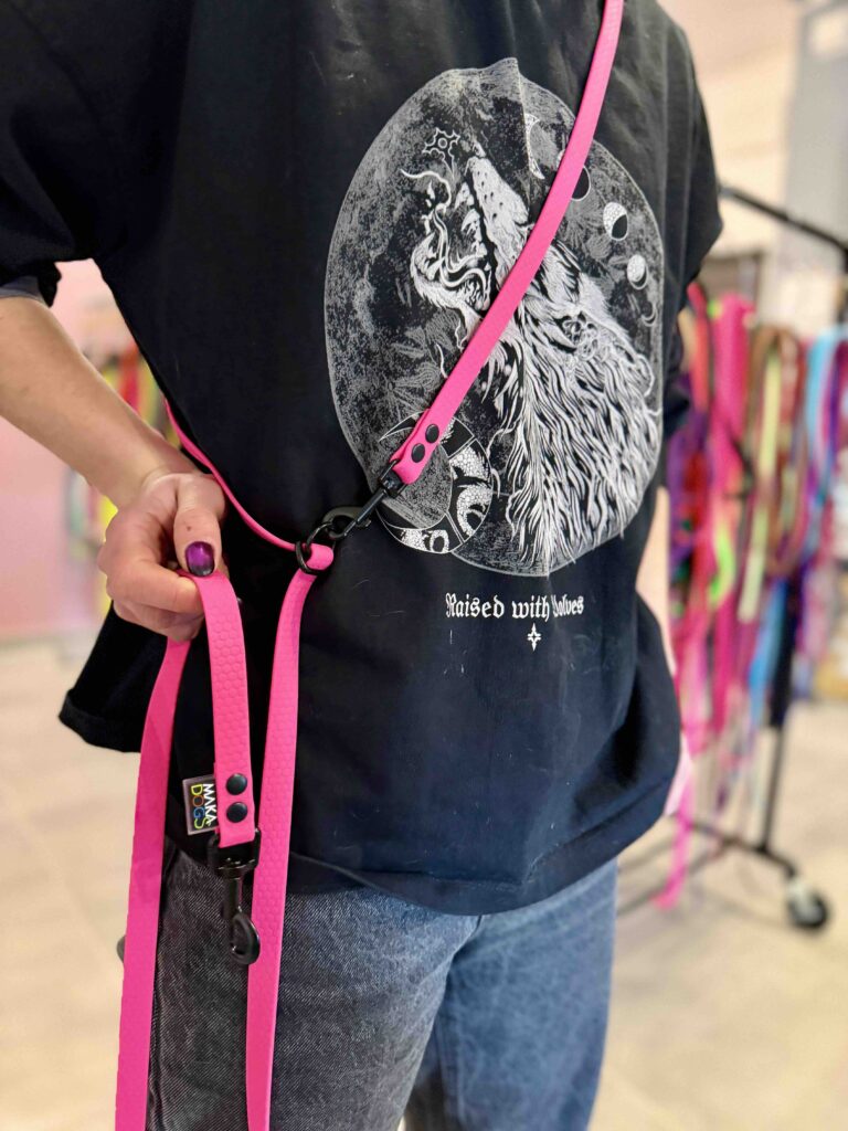 Dlaczego watro kupić smycz przepinaną dla psa? 2 smycz przepinana hexa hands free